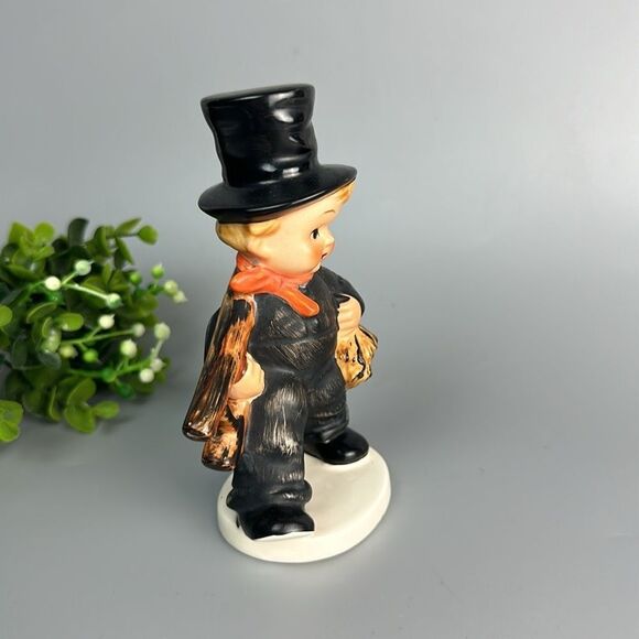 Vintage Goebel West Germany Chimney Sweep Figurine With Ladder #KF40 - Picture 2 of 9